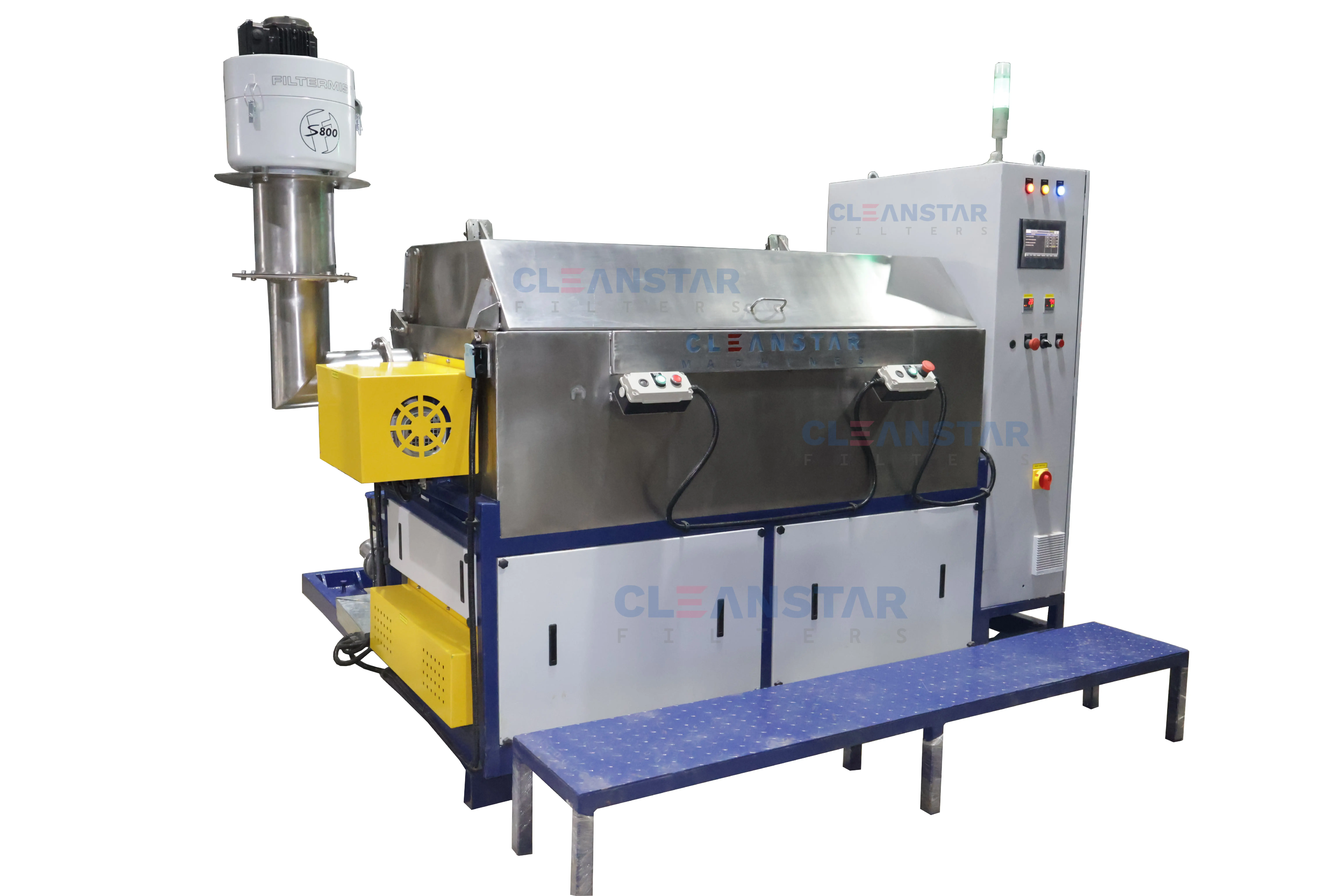 Single Chamber Multi Process Axle Cleaning Machine for efficient washing, rinsing, and drying of heavy-duty axles

